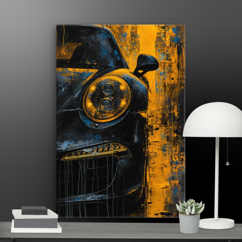 Car close up scene canvas - Image 7