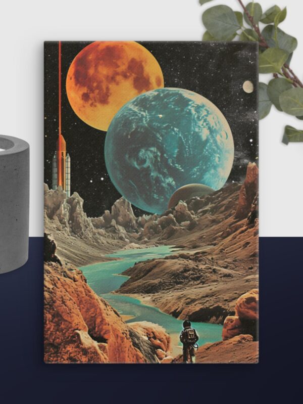 Space scene canvas - 12×18
