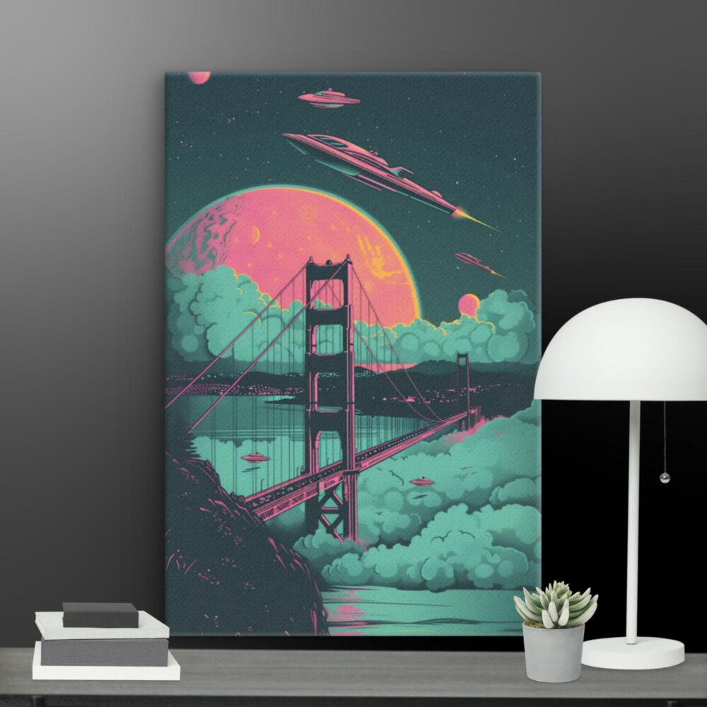 Bridge scene canvas - Image 6