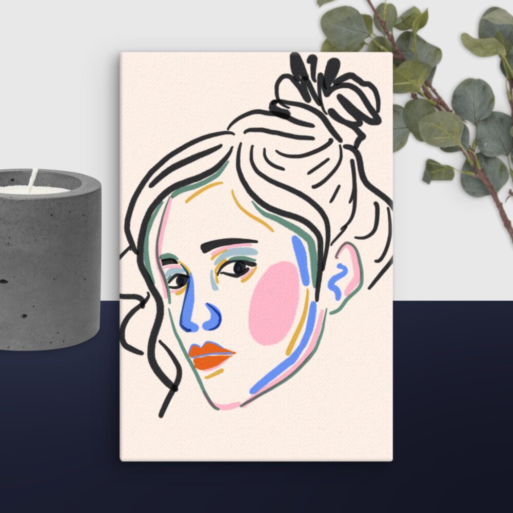 Contemporary female canvas - Image 9
