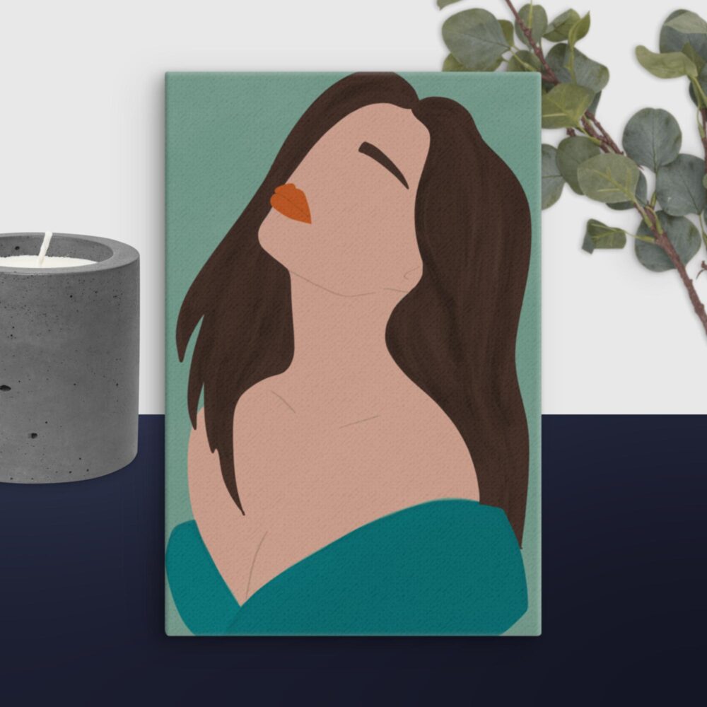 Contemporary woman canvas - Image 9