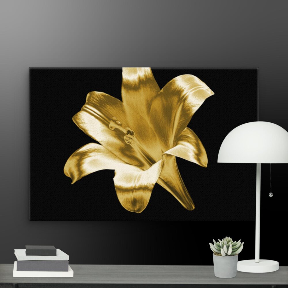 Gold Flower canvas - Image 9