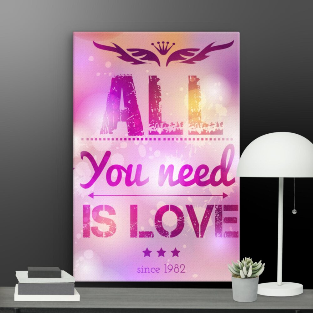All you need is love canvas - Image 7