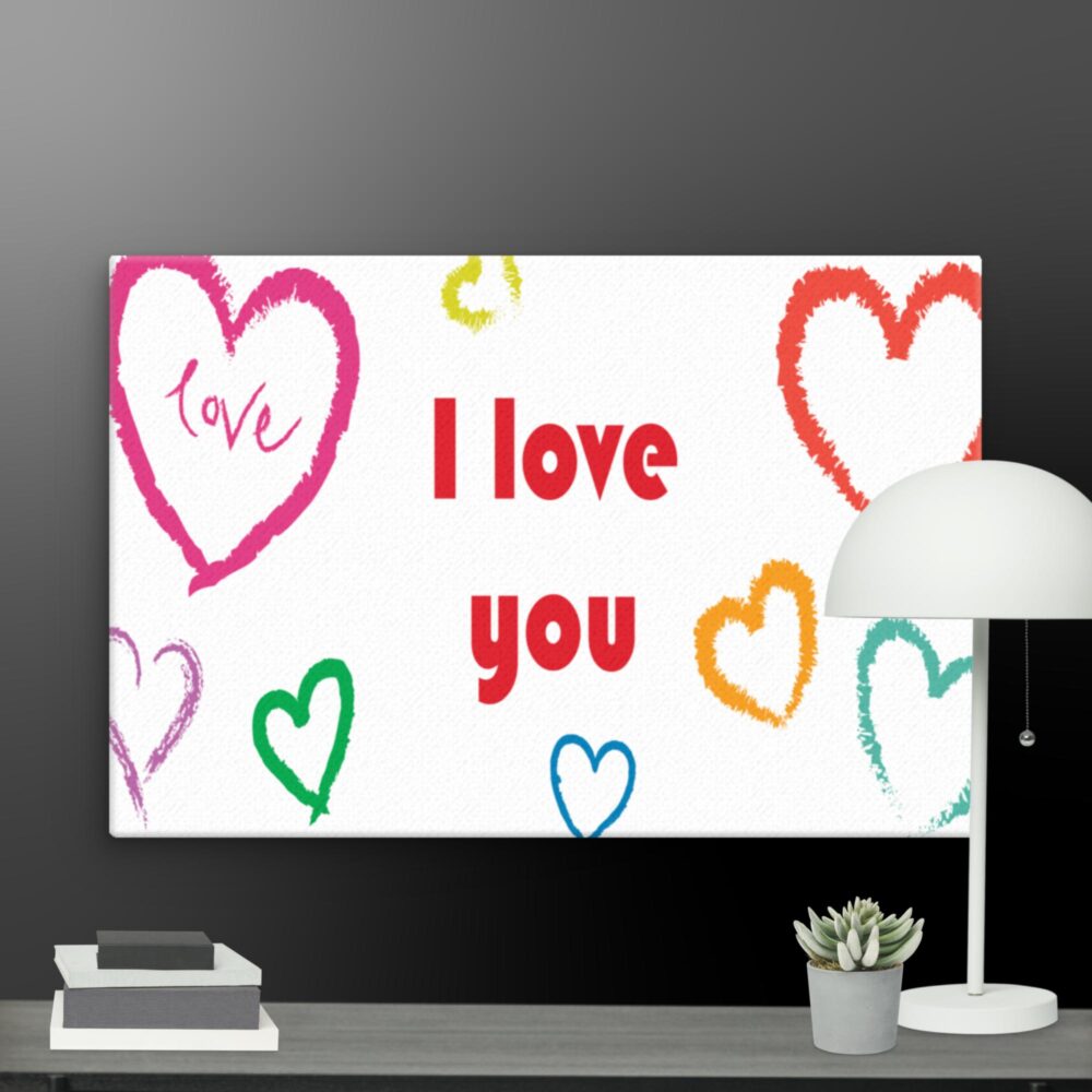 I love you  canvas - Image 9