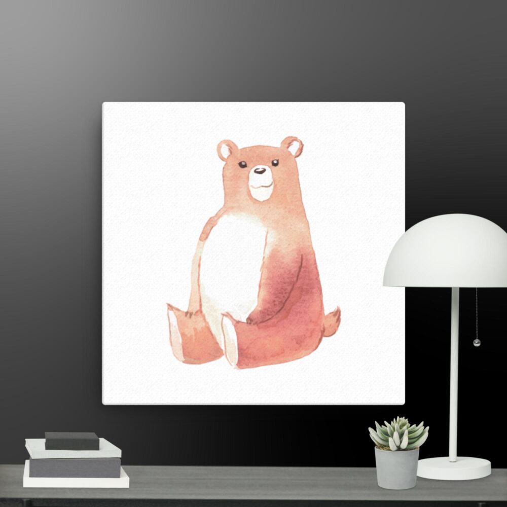 Happy bear canvas - Image 3