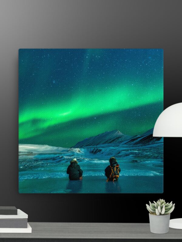 The Aurora lights canvas - 16×16