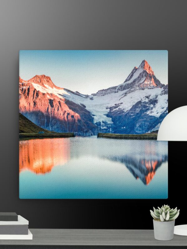 Mountain Scenery canvas - 16×16