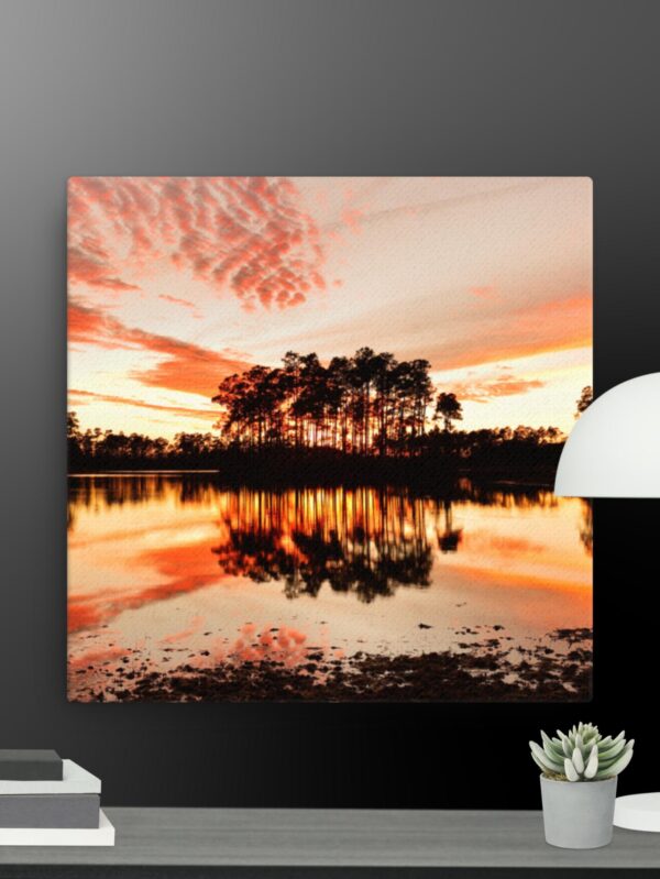 Orange Skies canvas - 16×16