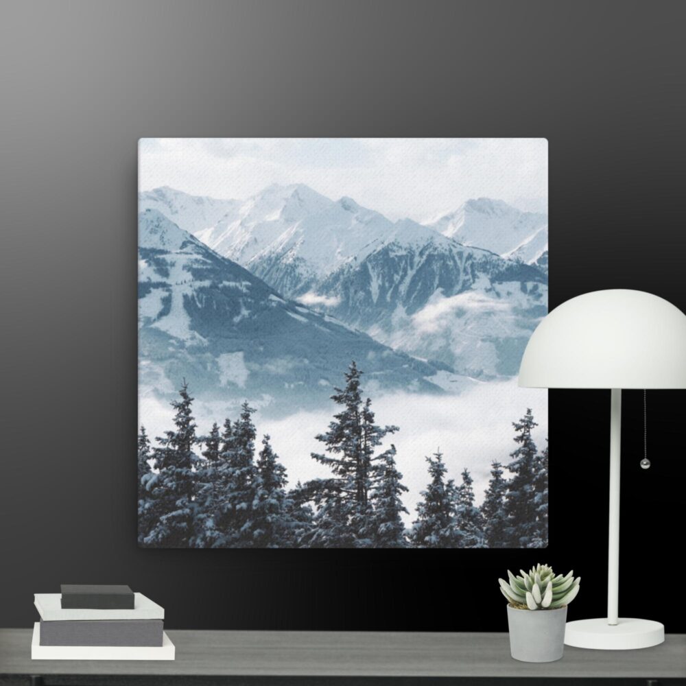 Mountain Scene canvas - Image 3