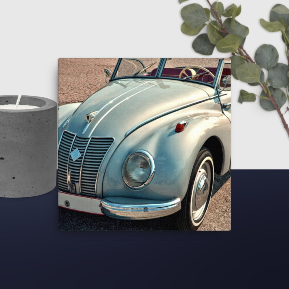 Old car  canvas - Image 3