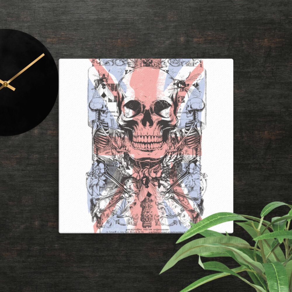 Vintage skull canvas - Image 2