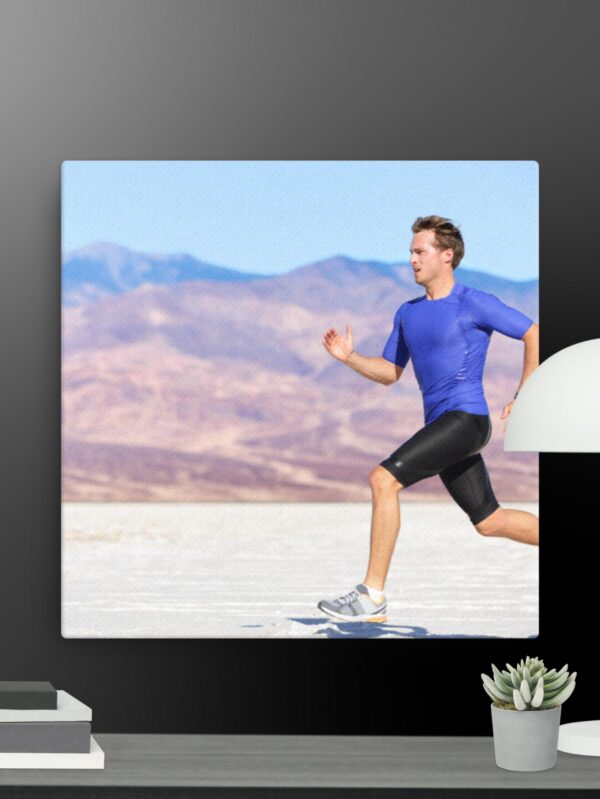 Man running canvas - 16×16