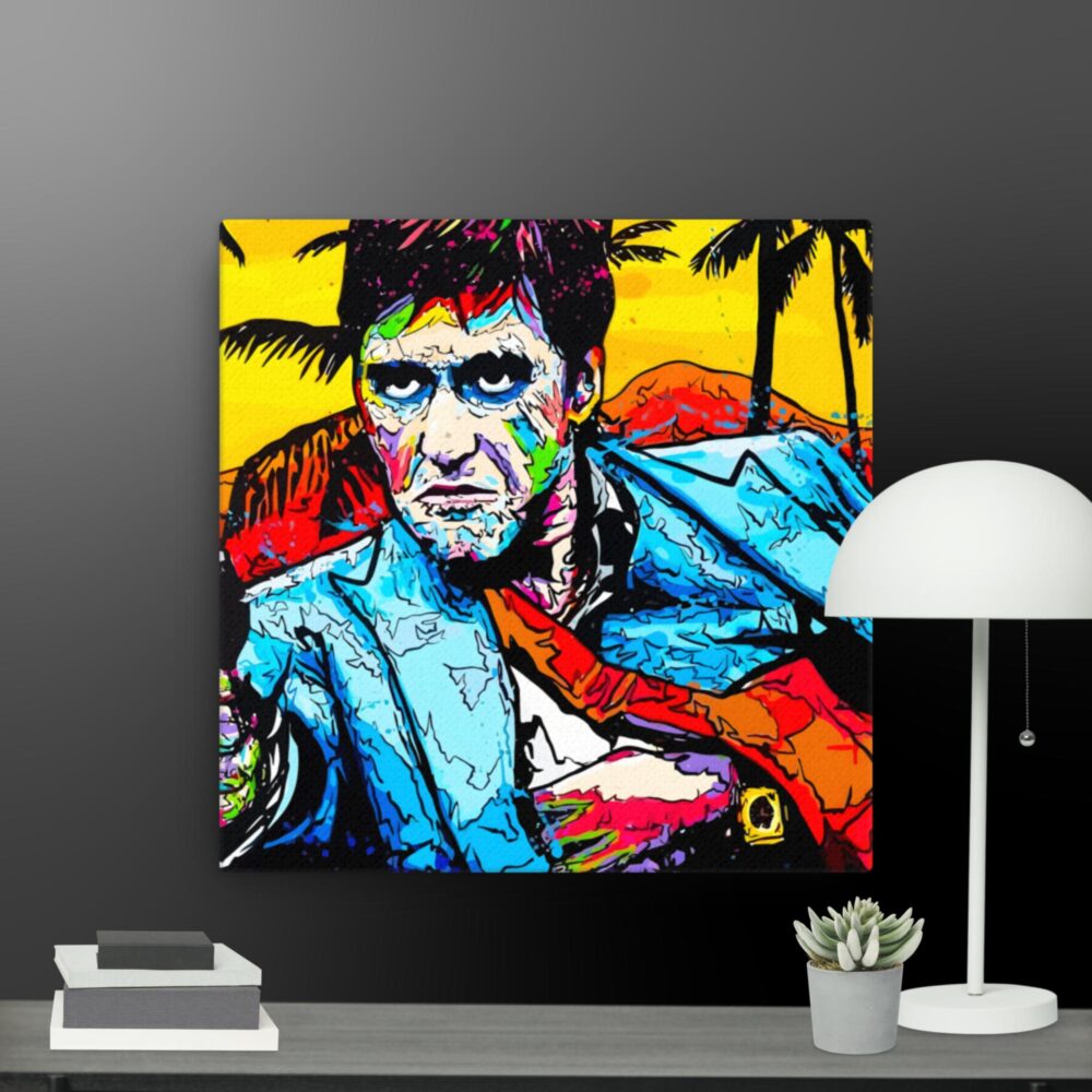 Al Pacino Scarface canvas - Image 3
