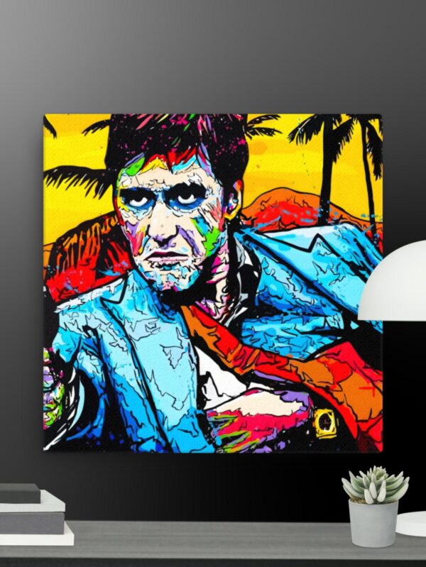 Al Pacino Scarface canvas - 16×16