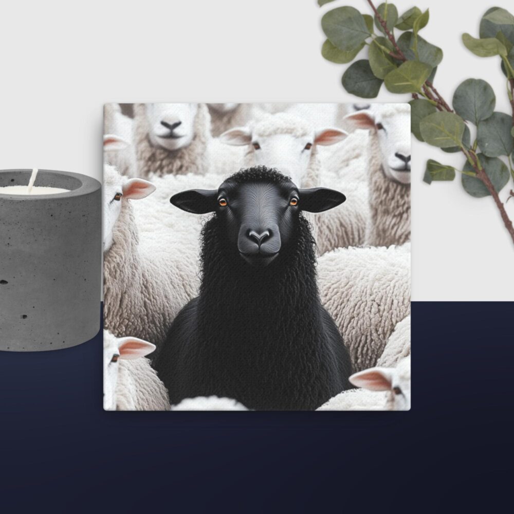 Black sheep canvas - Image 3