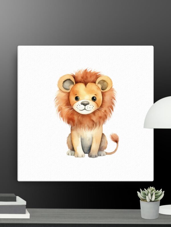 Lion canvas - 16×16