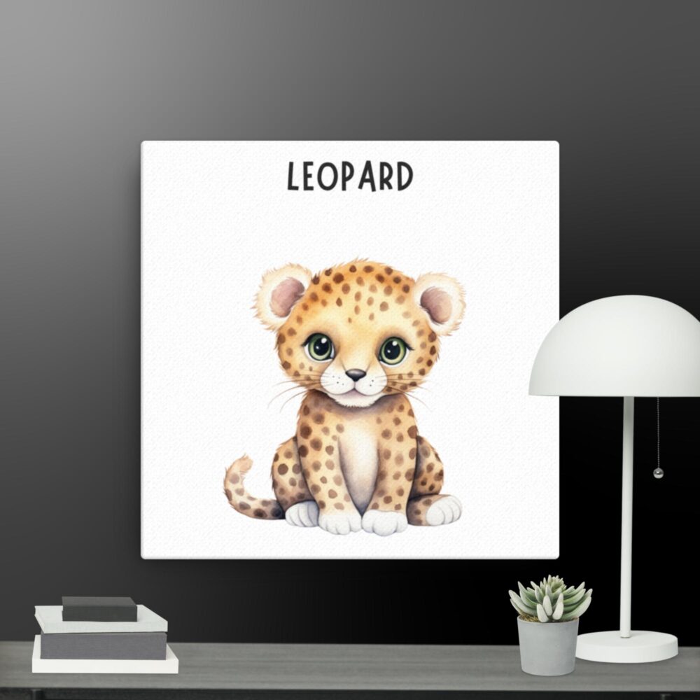Leopard nursery canvas - Image 3