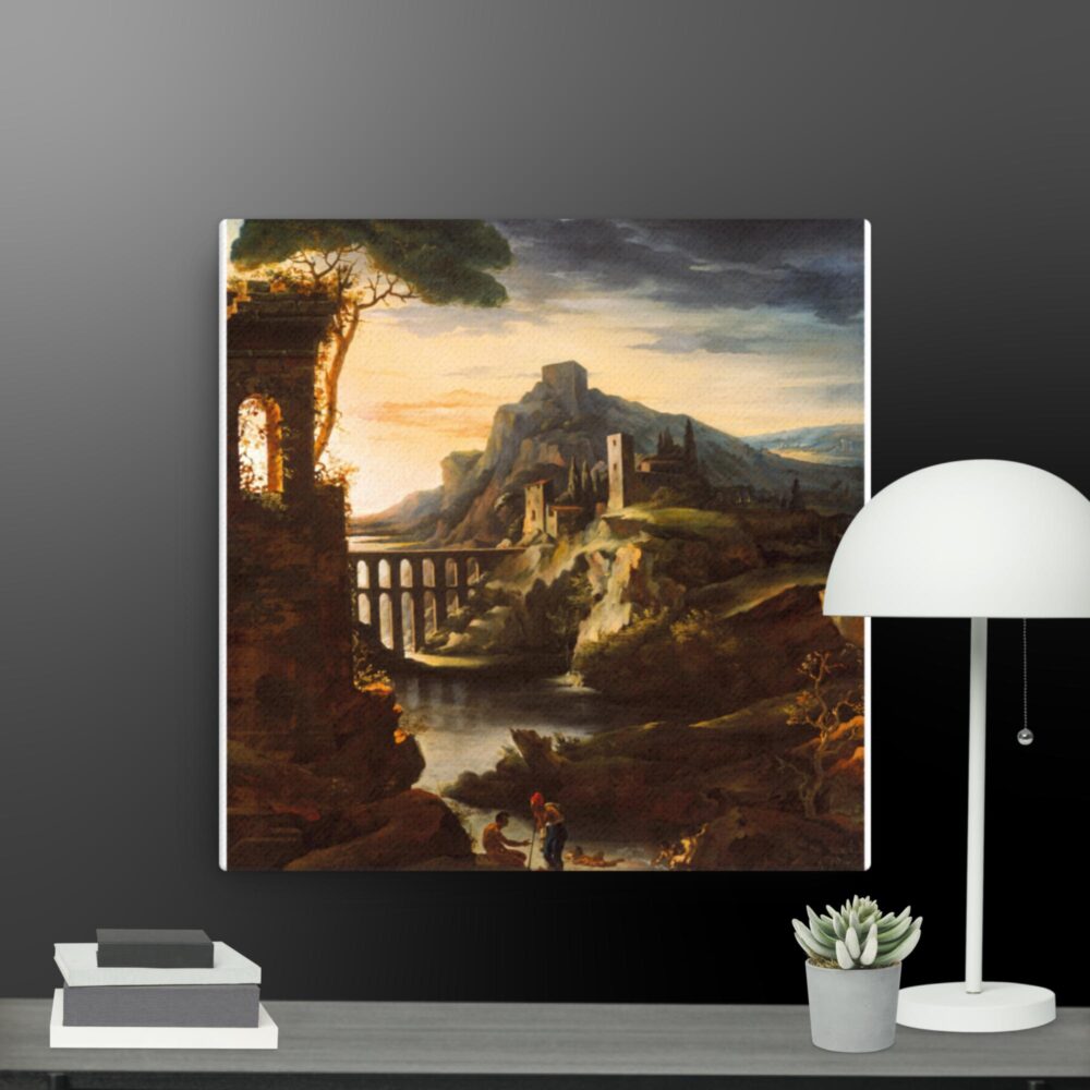 Evening landscape  canvas - Image 3