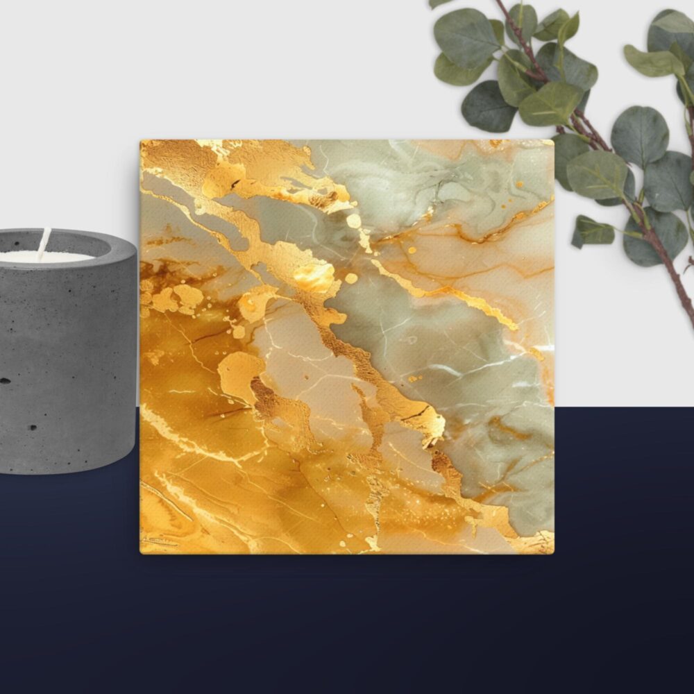 Gold Scene canvas - Image 3