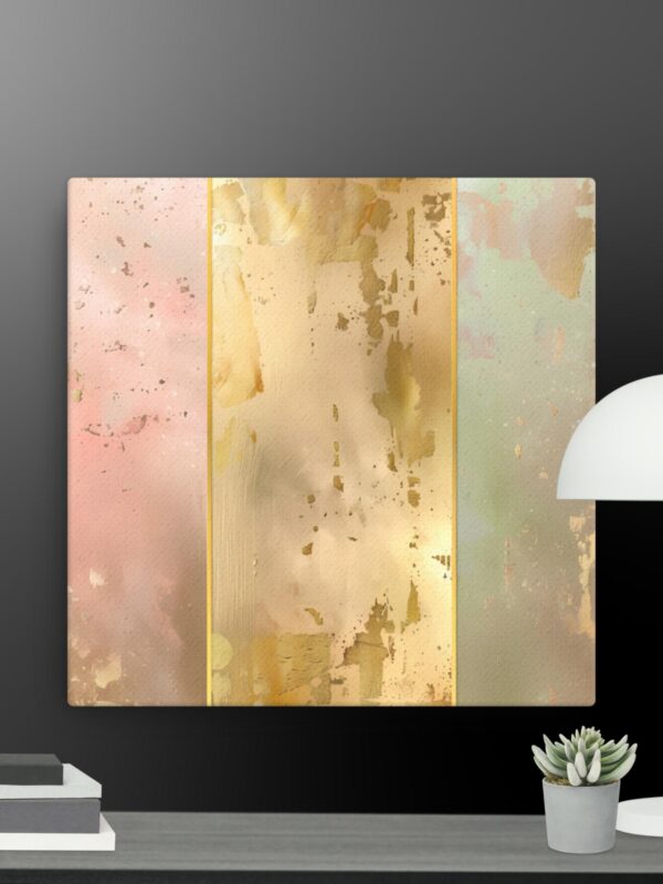 Gold split ai scene canvas - 16×16