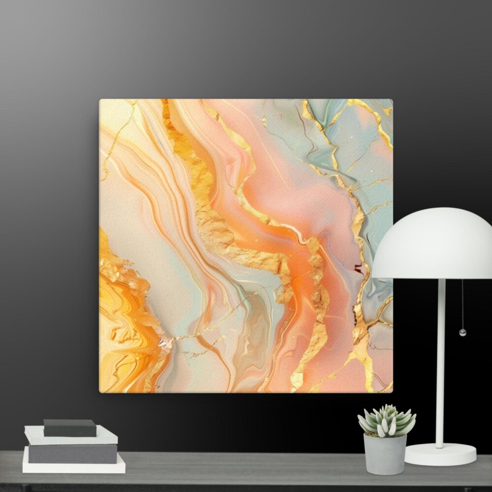 Gold with colour canvas - Image 3