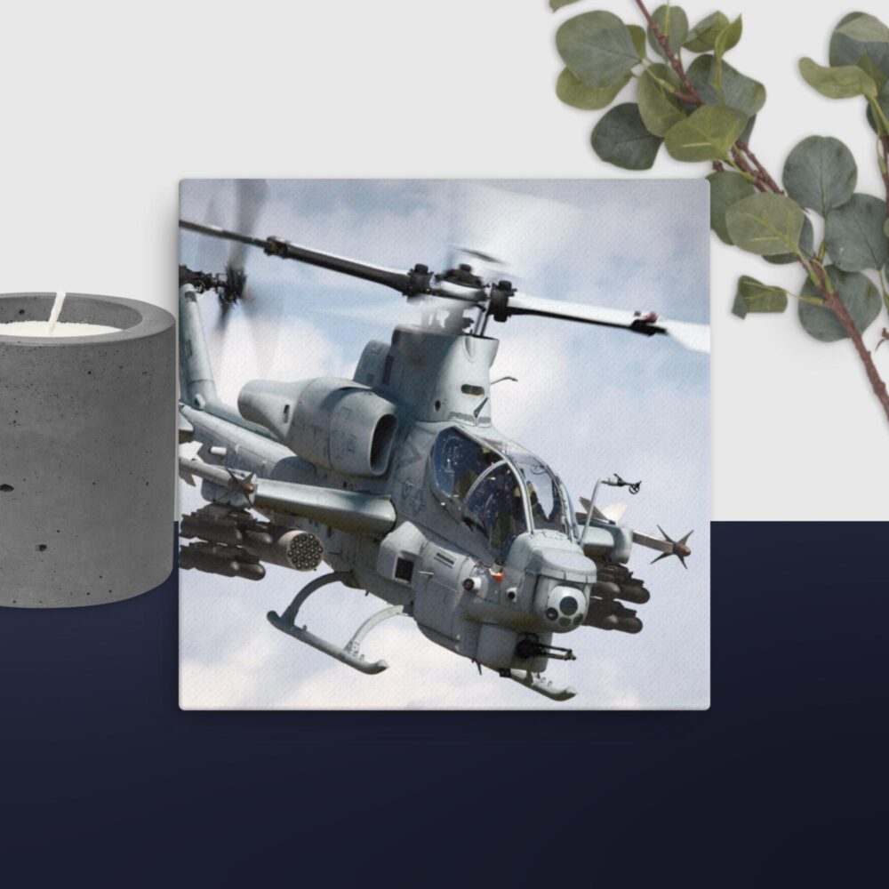 Moving helicopter scene canvas - Image 3