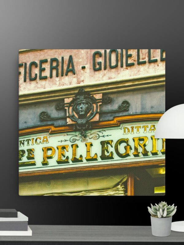 Italian office canvas - 16×16
