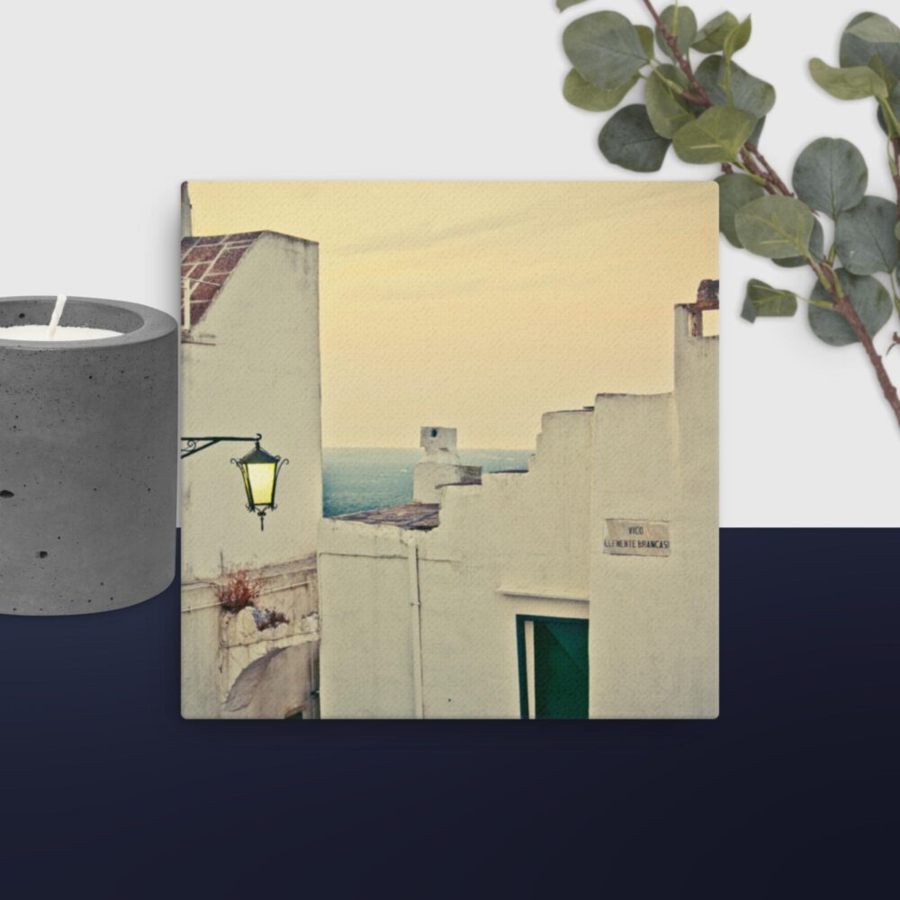 Italian Building Scene canvas - Image 3