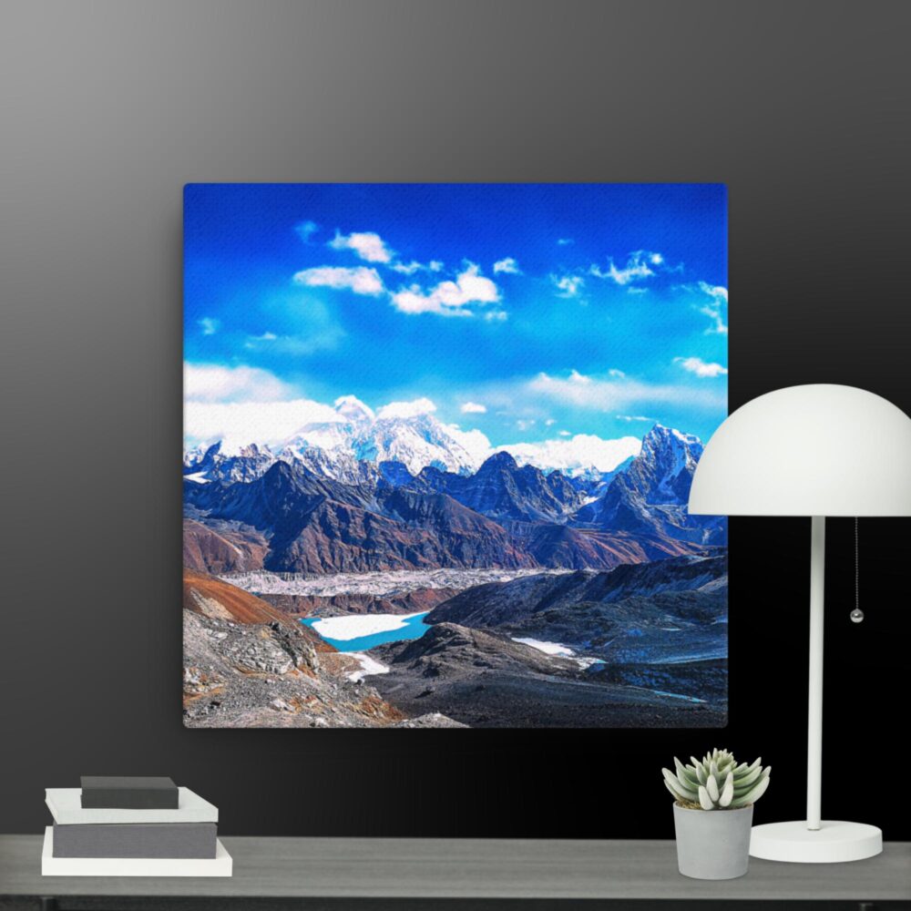 Mountain scene canvas - Image 3