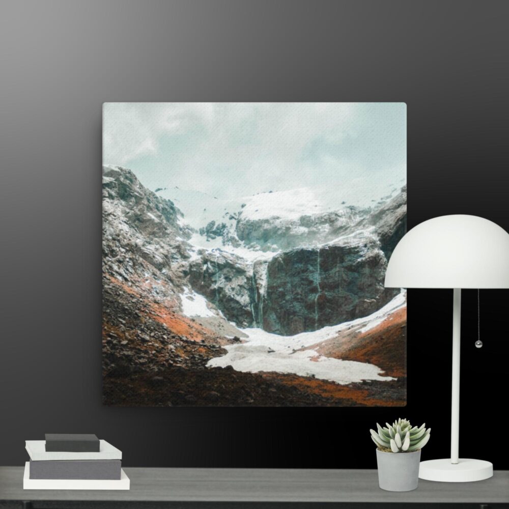 Snow in the caves canvas - Image 3