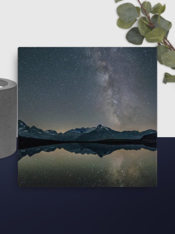 Dark skies canvas - 16×16