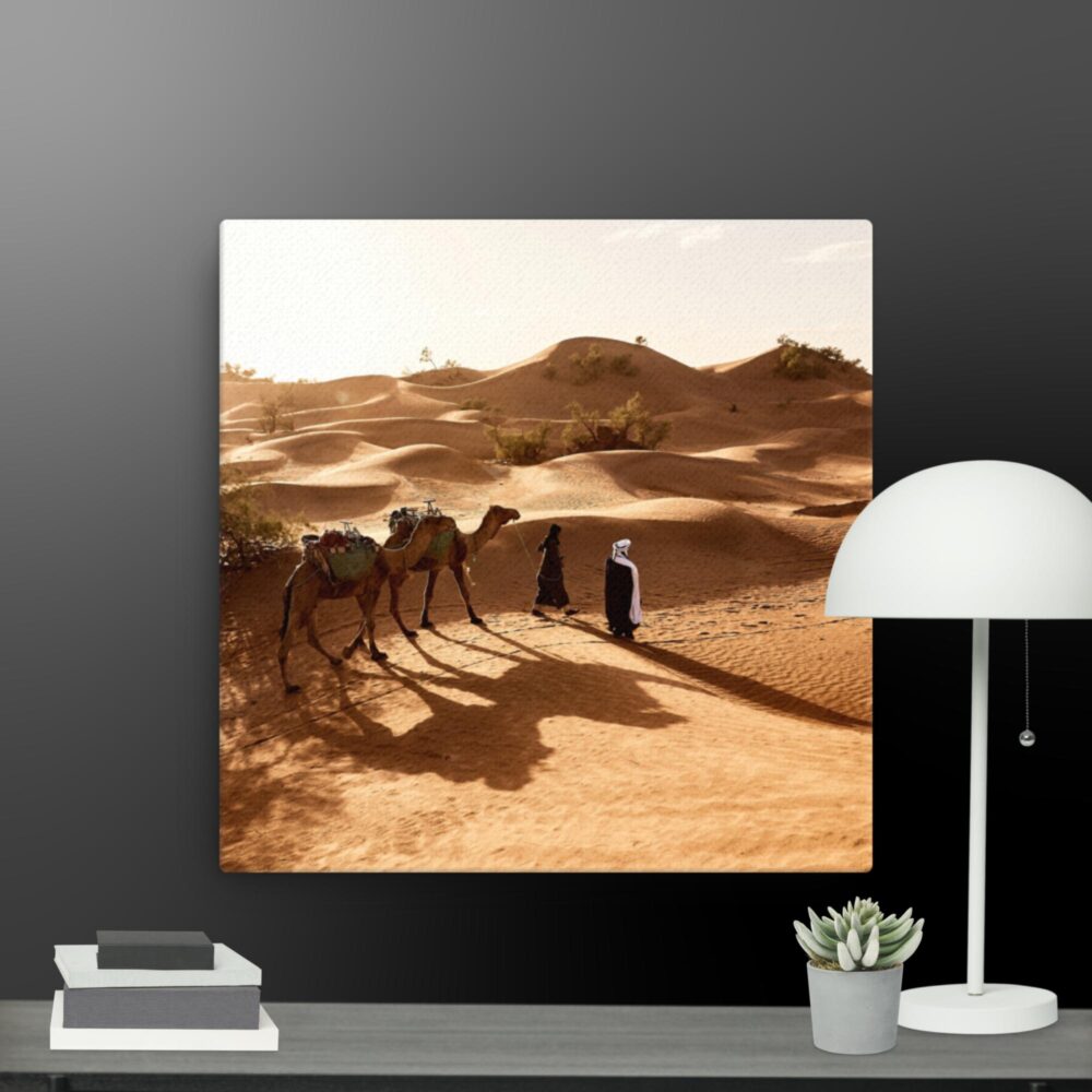 Camel in the desert canvas - Image 3