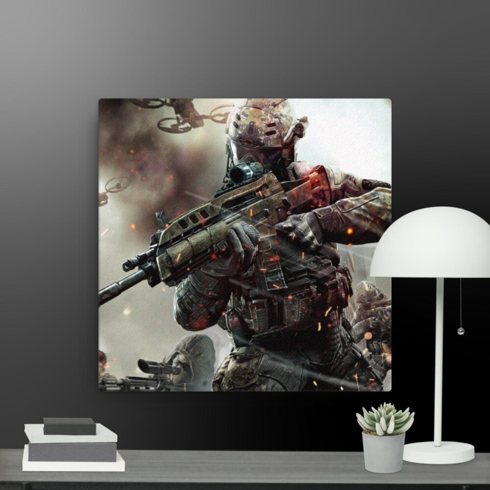 Call of duty action scene canvas - Image 3