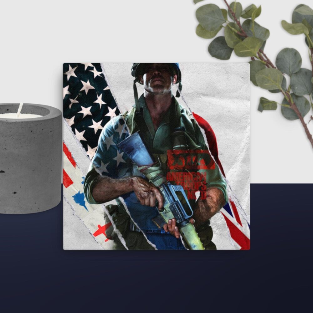 Call of duty flag scene canvas - Image 3