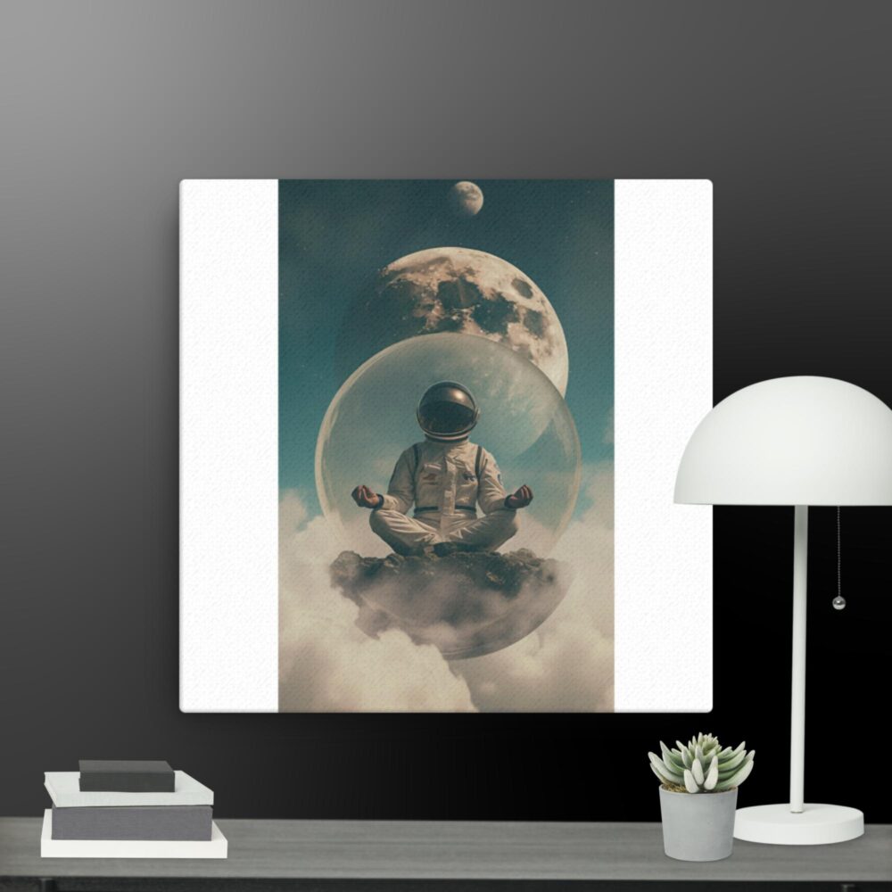 Astronaut relaxing canvas - Image 3