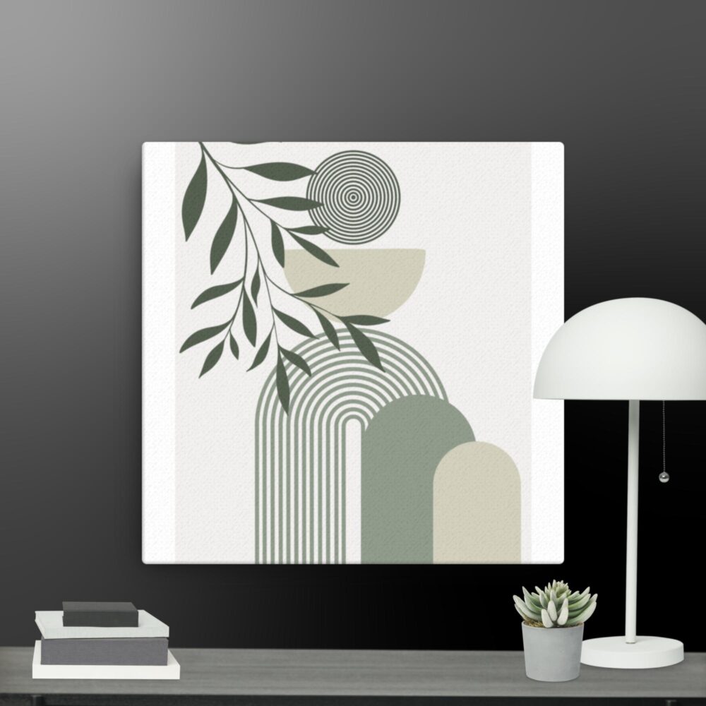 Bohemian green canvas - Image 3