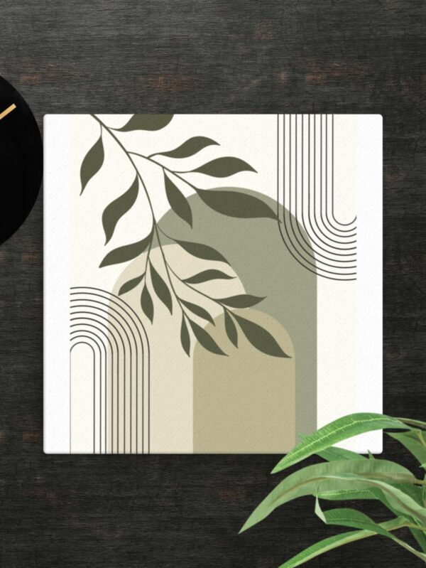Bohemian green dream canvas - 16×16