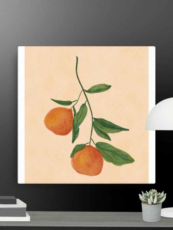Contemporary fruit canvas - 16×16