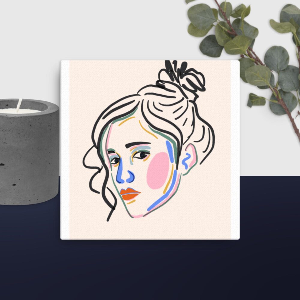 Contemporary female canvas - Image 3