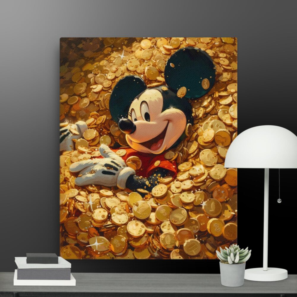 Rich Mickey Mouse canvas - Image 2