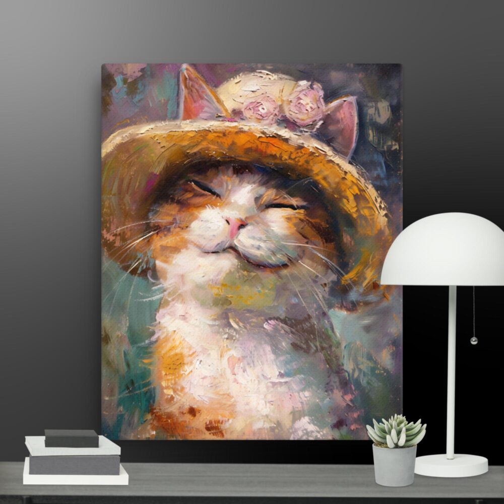 Smilling cat Thin canvas - Image 2