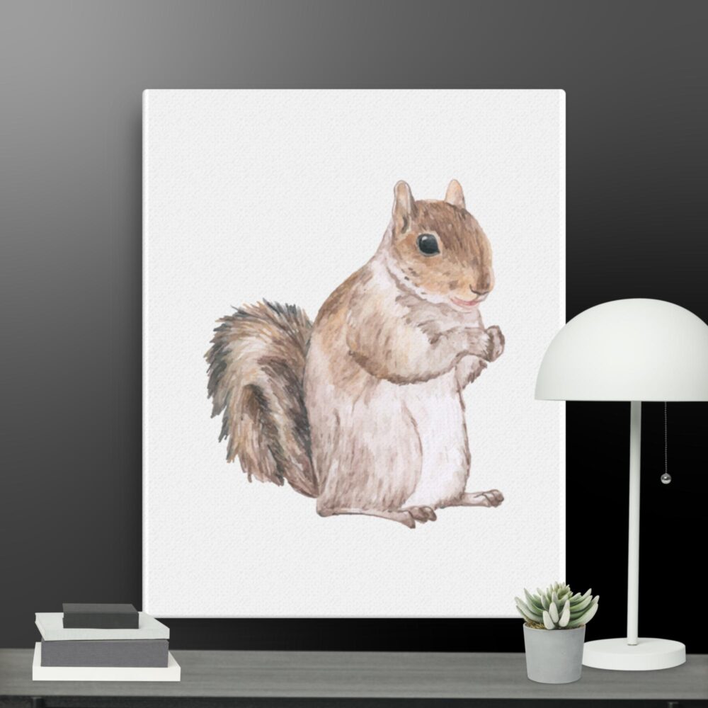 Squirrel canvas - Image 2