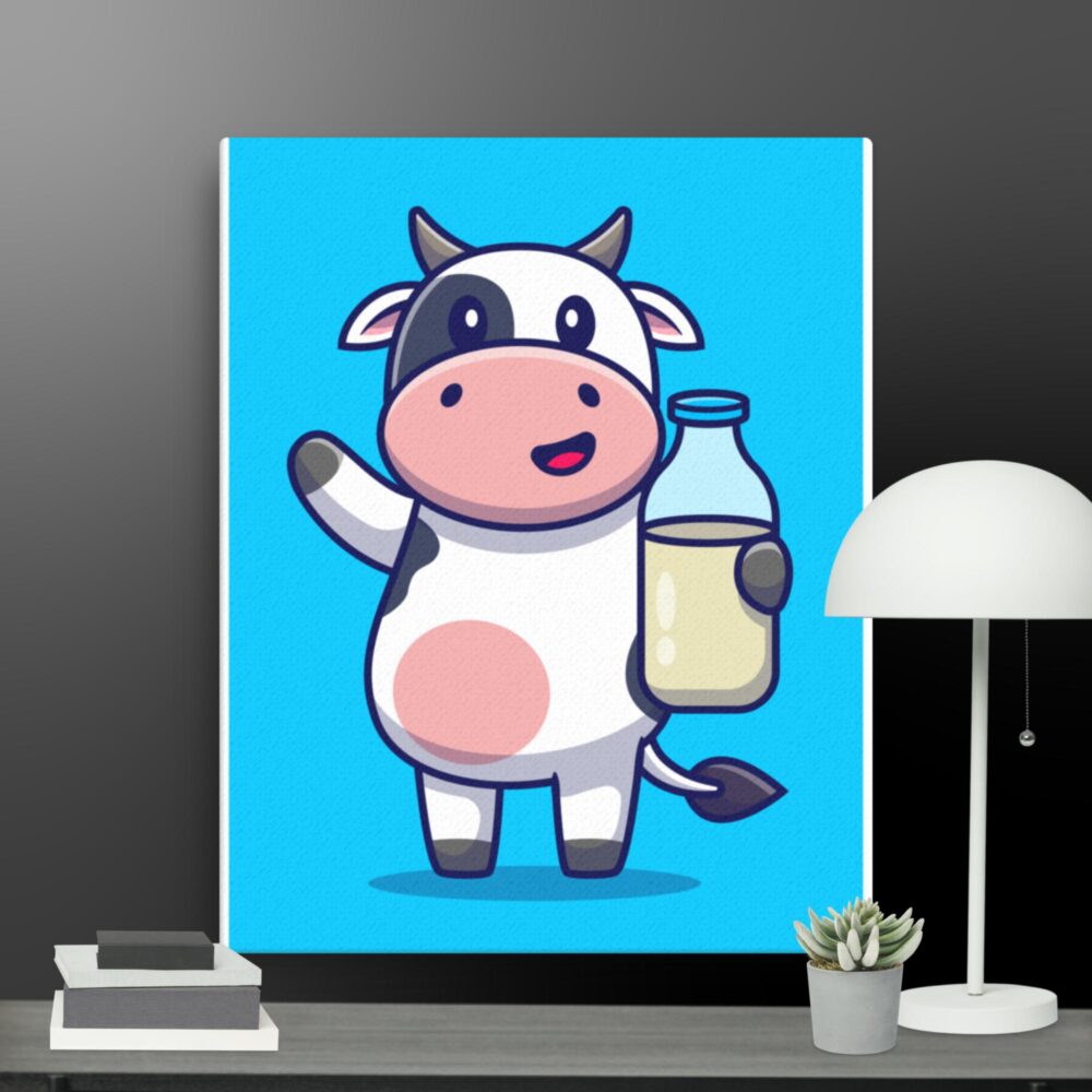 Happy Moo Canvas - Image 2