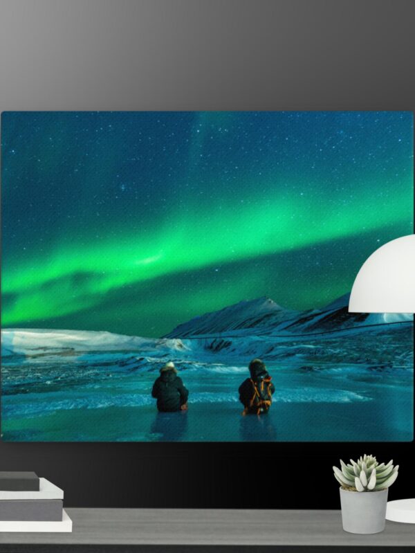 The Aurora lights canvas - 16×20