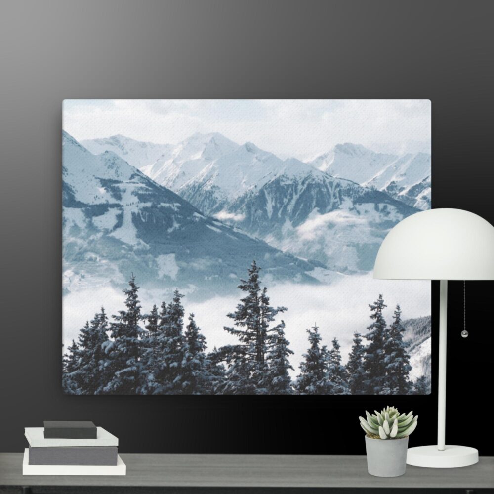 Mountain Scene canvas - Image 4