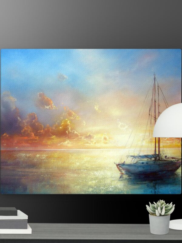 Ship at Sea canvas - 16×20