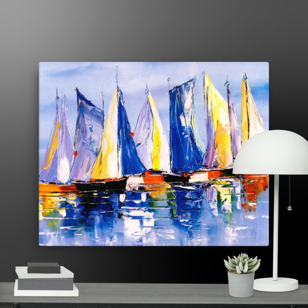 Multicoloured boat canvas - Image 4
