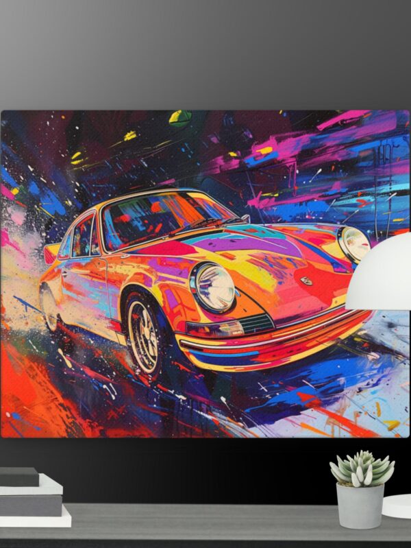 Car Pop Art Style Canvas - 16×20