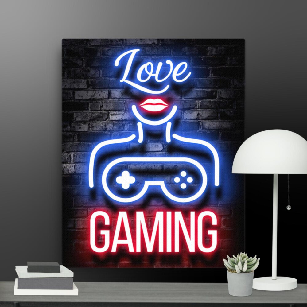 Love Gaming canvas - Image 3