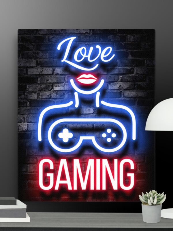 Love Gaming canvas - 16×20